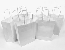 Load image into Gallery viewer, Paper takeout bags with twisted handles|5.3"x 3.5"x 8.5"|W12720